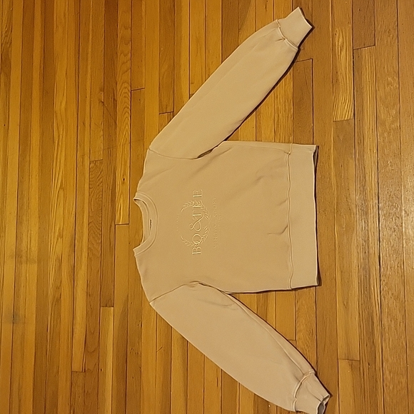 Bo and Tee Beige Sweatshirt Sweater XS - Picture 2 of 5